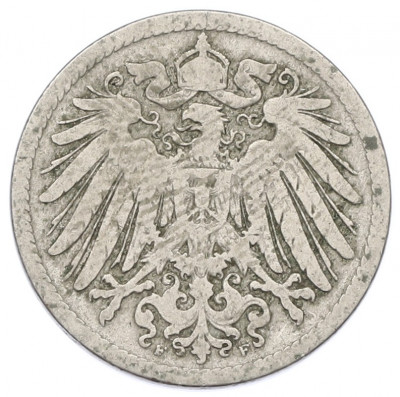 10 пфеннигов 1890 года F Германия