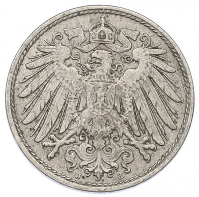 10 пфеннигов 1914 года J Германия