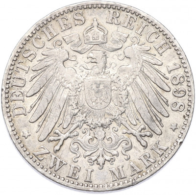 2 марки 1898 года Германия (Баден)