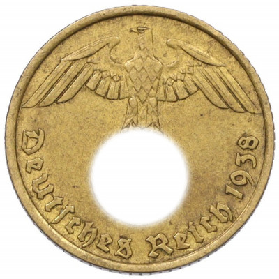 5 рейхспфеннигов 1938 года G Германия