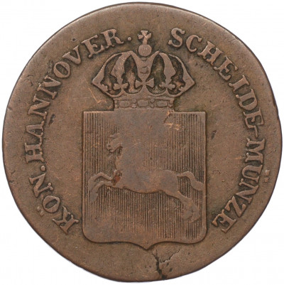 1 пфенниг 1835 года Ганновер