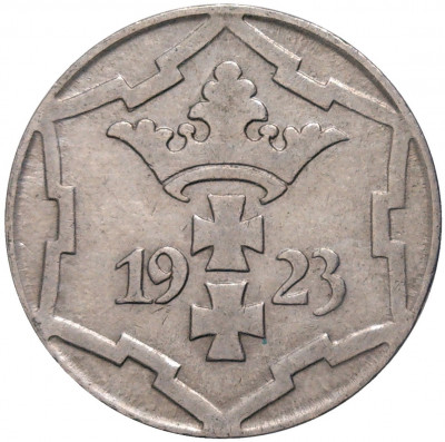 10 пфеннигов 1923 года Данциг