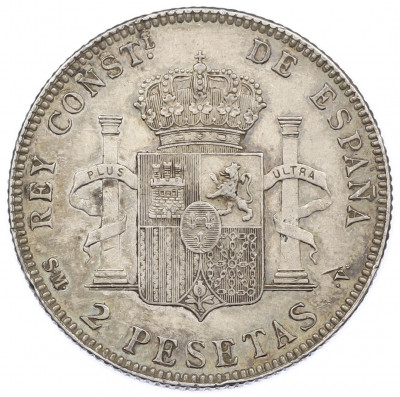 2 песеты 1905 года Испания