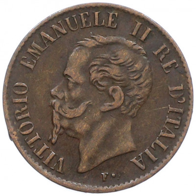 1 чентезимо 1867 года M Италия
