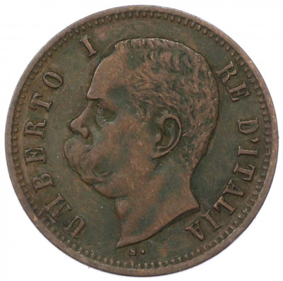 2 чентезимо 1898 года Италия