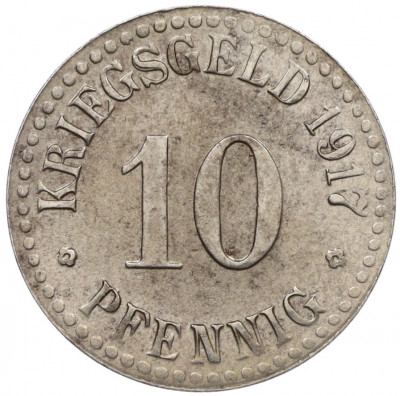 10 пфеннигов 1917 года Германия — город Кассель (Нотгельд)