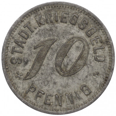 10 пфеннигов 1917 года Германия — город Кирххайм-на-Текем (Нотгельд)