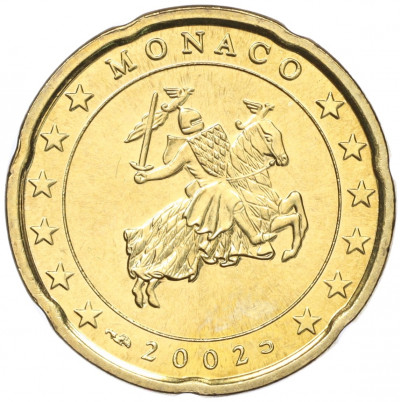 20 евроцентов 2002 года Монако