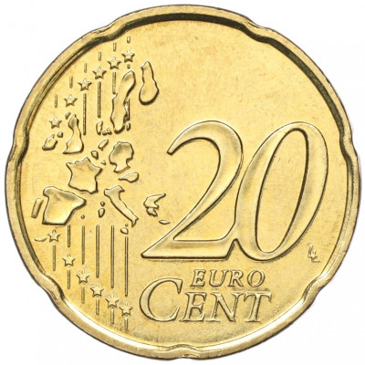 20 евроцентов 2002 года Монако