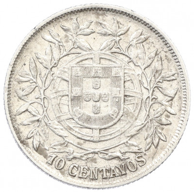 10 сентаво 1915 года Португалия