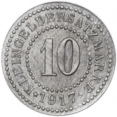10 пфеннигов 1917 года Германия — город Немецкая Илава (Айлау) (Нотгельд)