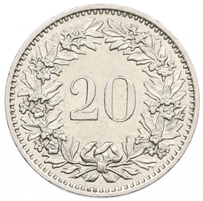 20 раппенов 1975 года Швейцария