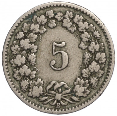 5 раппенов 1902 года Швейцария