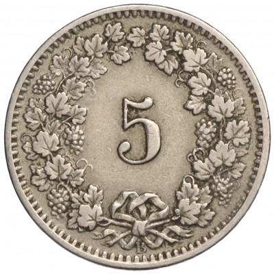 5 раппенов 1913 года Швейцария