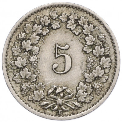 5 раппенов 1919 года Швейцария