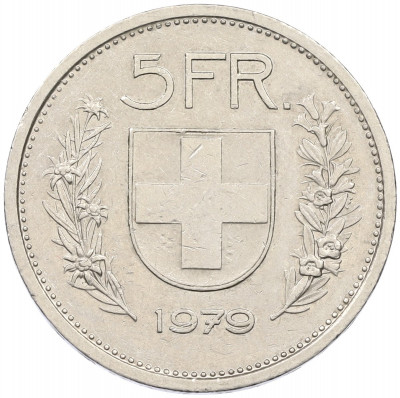 5 франков 1979 года Швейцария