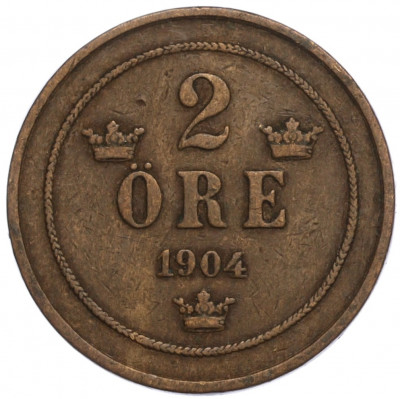 2 эре 1904 года Швеция