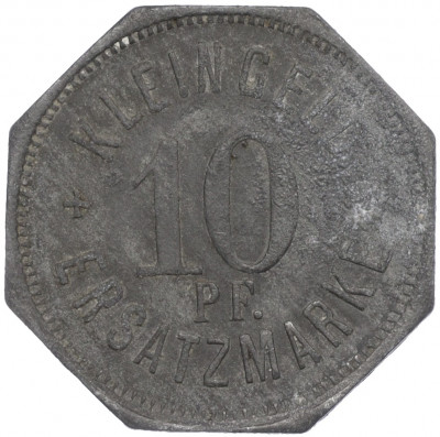 10 пфеннигов 1917 года Германия — город Халль (Нотгельд)