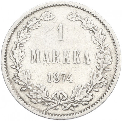 1 марка 1874 года Русская Финляндия