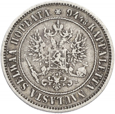 1 марка 1890 года Русская Финляндия