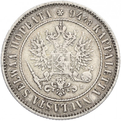 1 марка 1892 года Русская Финляндия