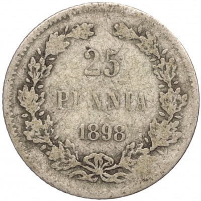 25 пенни 1898 года Русская Финляндия