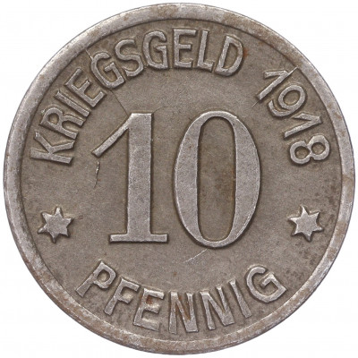 10 пфеннигов 1918 года Германия — город Кобленц (Нотгельд)