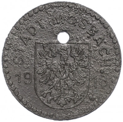 10 пфеннигов 1918 года Германия — город Мосбах (Нотгельд)