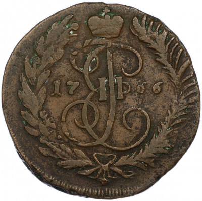 2 копейки 1766 года ММ