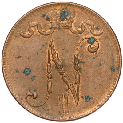 5 пенни 1916 года Русская Финляндия