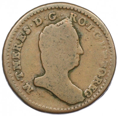 1/2 крейцера 1760 года Австрия