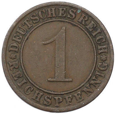 1 рейхспфенниг 1931 года A Германия