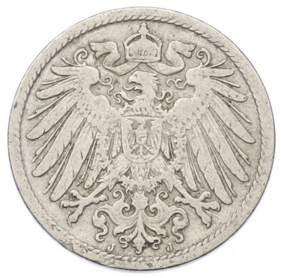 10 пфеннигов 1900 года J Германия