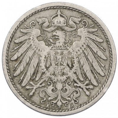 10 пфеннигов 1907 года A Германия