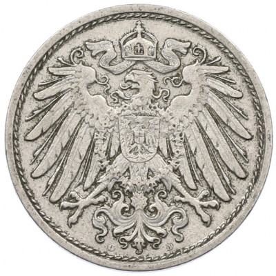 10 пфеннигов 1913 года D Германия