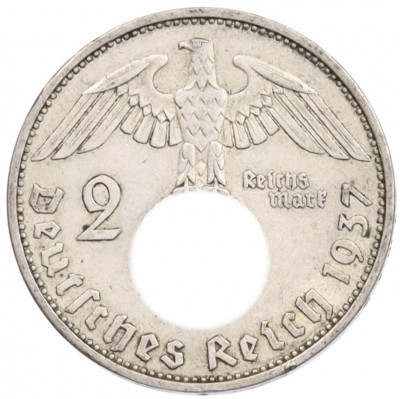 2 рейхсмарки 1937 года A Германия