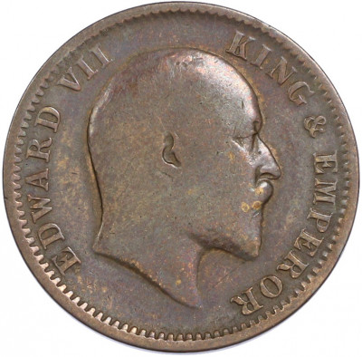 1/4 анны 1910 года Британская Индия