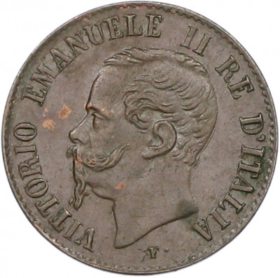 1 чентезимо 1867 года M Италия