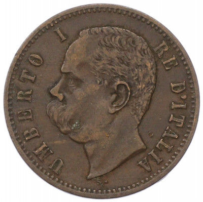 2 чентезимо 1898 года Италия