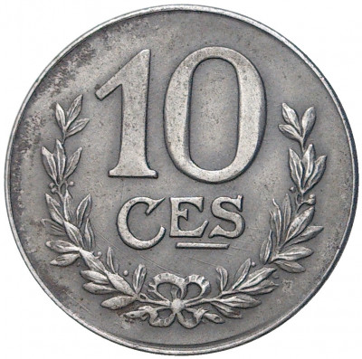 10 сантимов 1918 года Люксембург