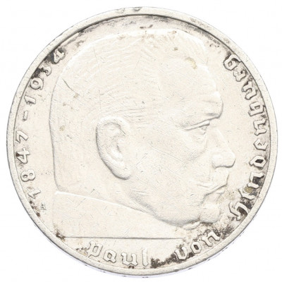2 рейхсмарки 1938 года A Германия