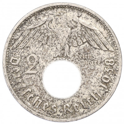 2 рейхсмарки 1938 года B Германия