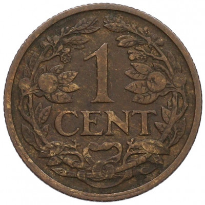 1 цент 1921 года Нидерланды
