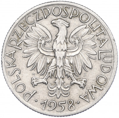 5 злотых 1958 года Польша