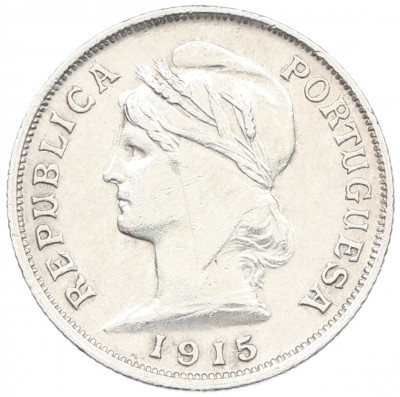 10 сентаво 1915 года Португалия