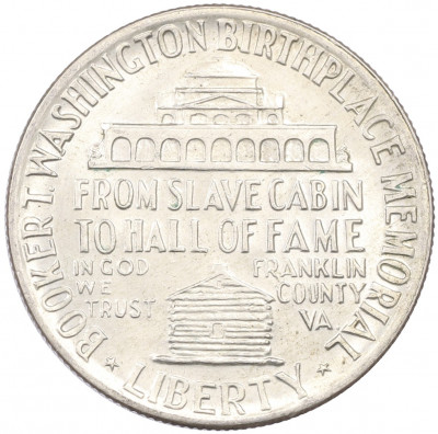 1/2 доллара (50 центов) 1946 года США «Букер Талиафер Вашингтон»