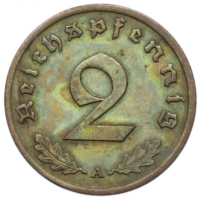 2 рейхспфеннига 1936 года A Германия