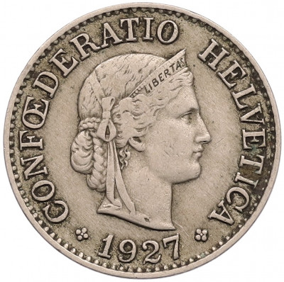 10 раппенов 1927 года Швейцария