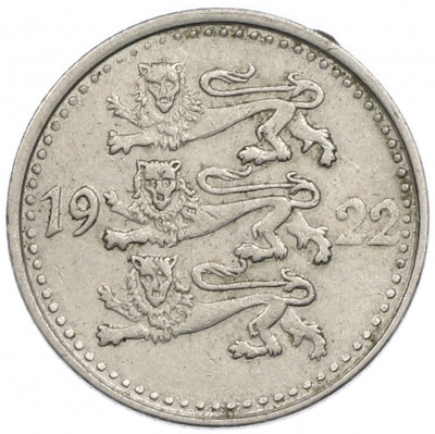 1 марка 1922 года Эстония