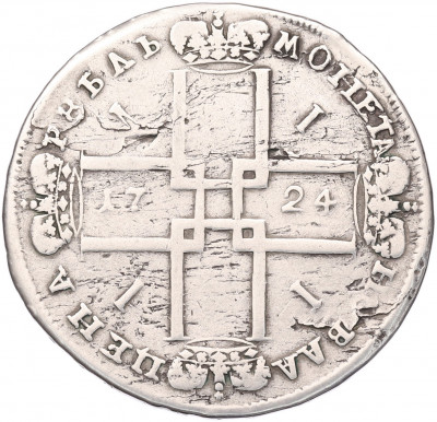 1 рубль 1724 года